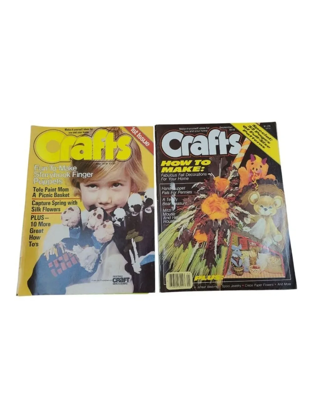 1978 Crafts Magazine Lot, May & September Issues